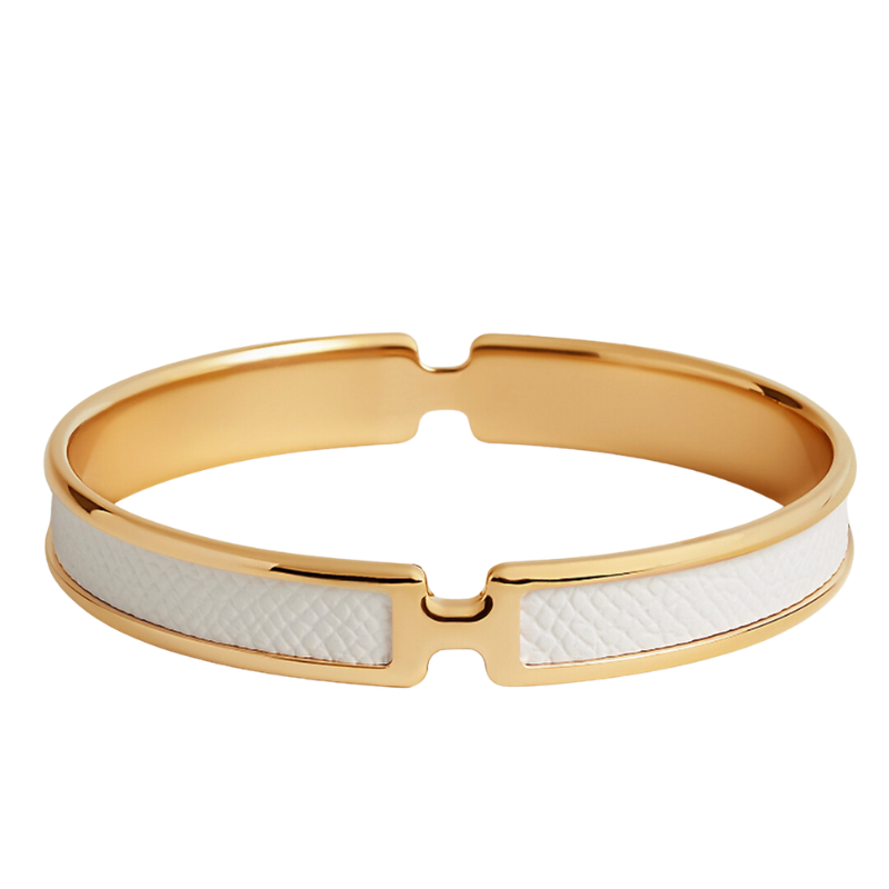 Bracelet in Gold-Tone Stainless Steel with Accent Detail