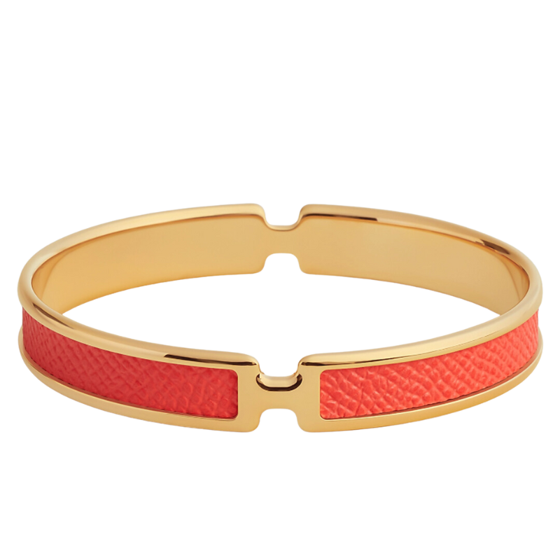 Bracelet in Gold-Tone Stainless Steel with Accent Detail