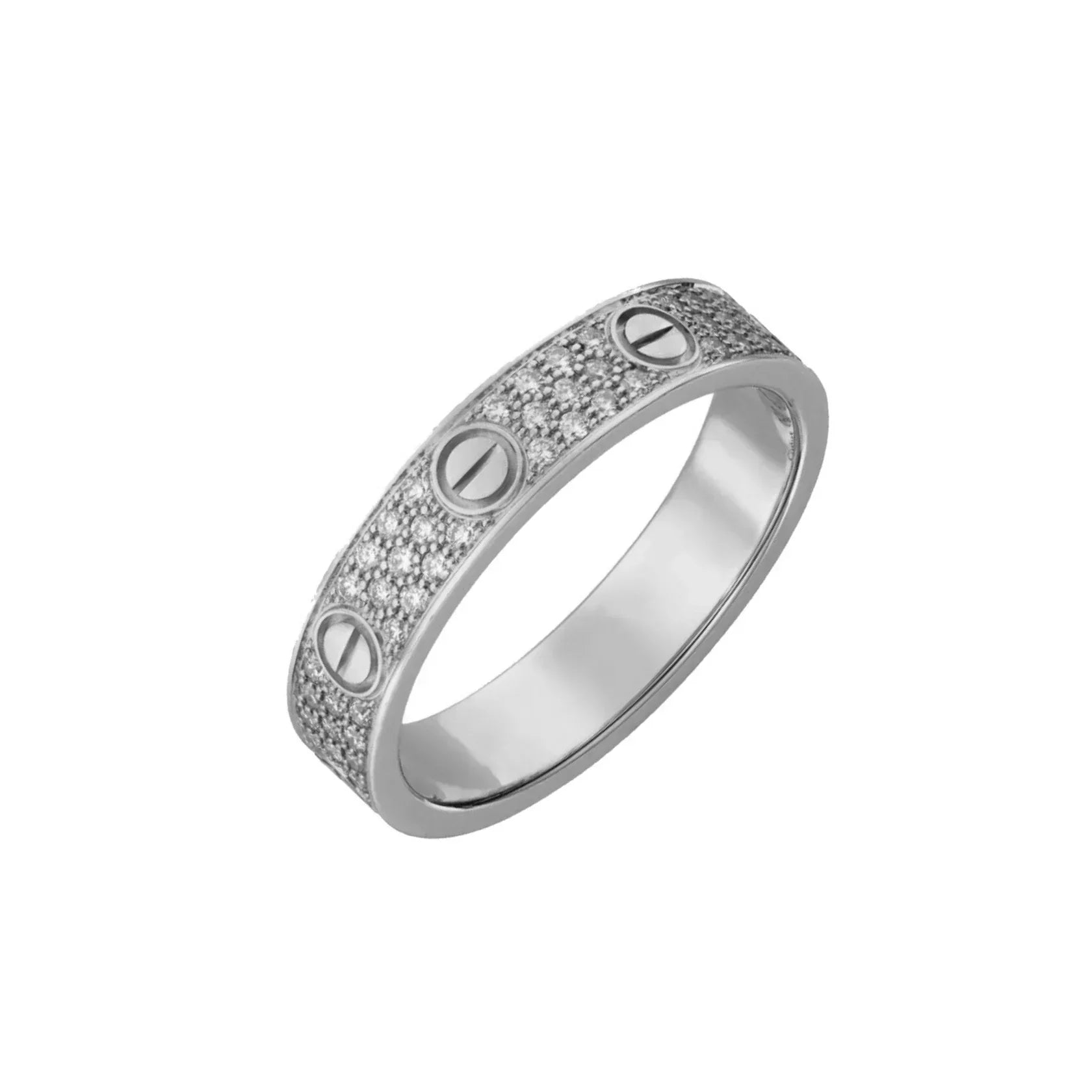 Classic Sterling Silver Ring with Stone Accent