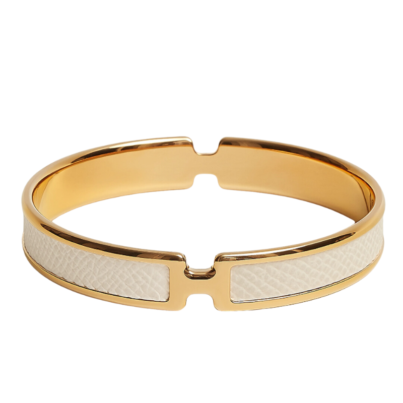 Bracelet in Gold-Tone Stainless Steel with Accent Detail