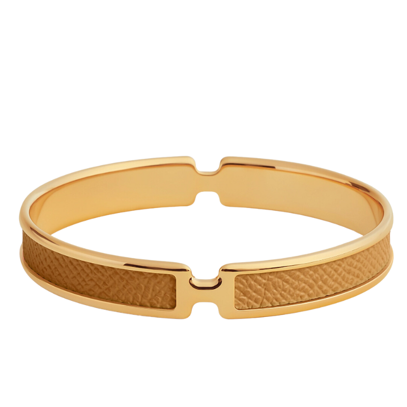 Bracelet in Gold-Tone Stainless Steel with Accent Detail