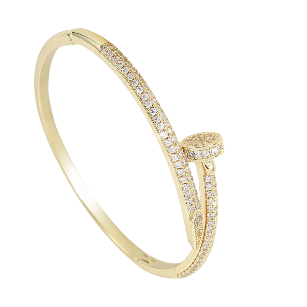 Bracelet in Gold or Silver with Stones