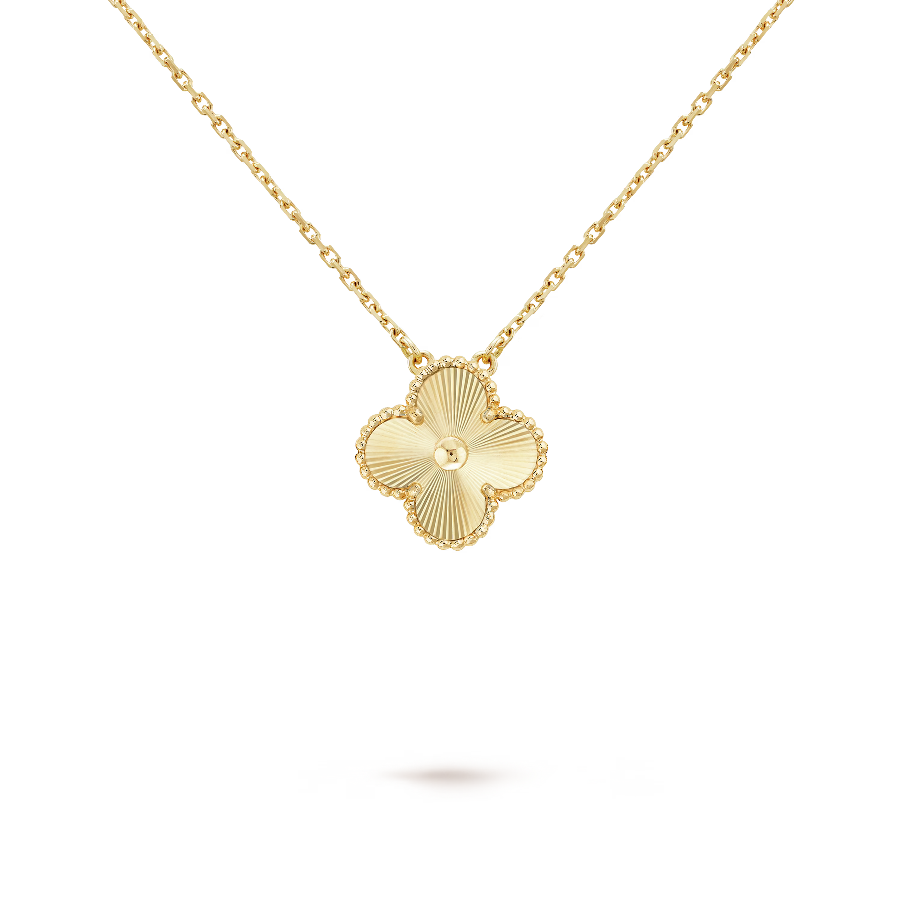 Four-Leaf Clover Lavish Necklace in Gold
