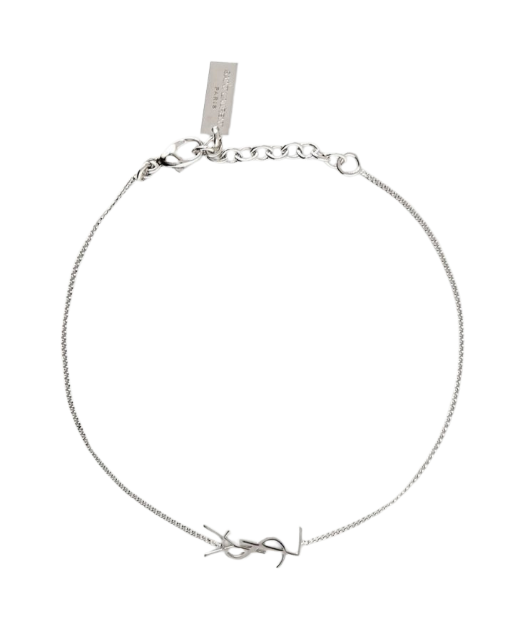 Bracelet in Silver-Tone Stainless Steel