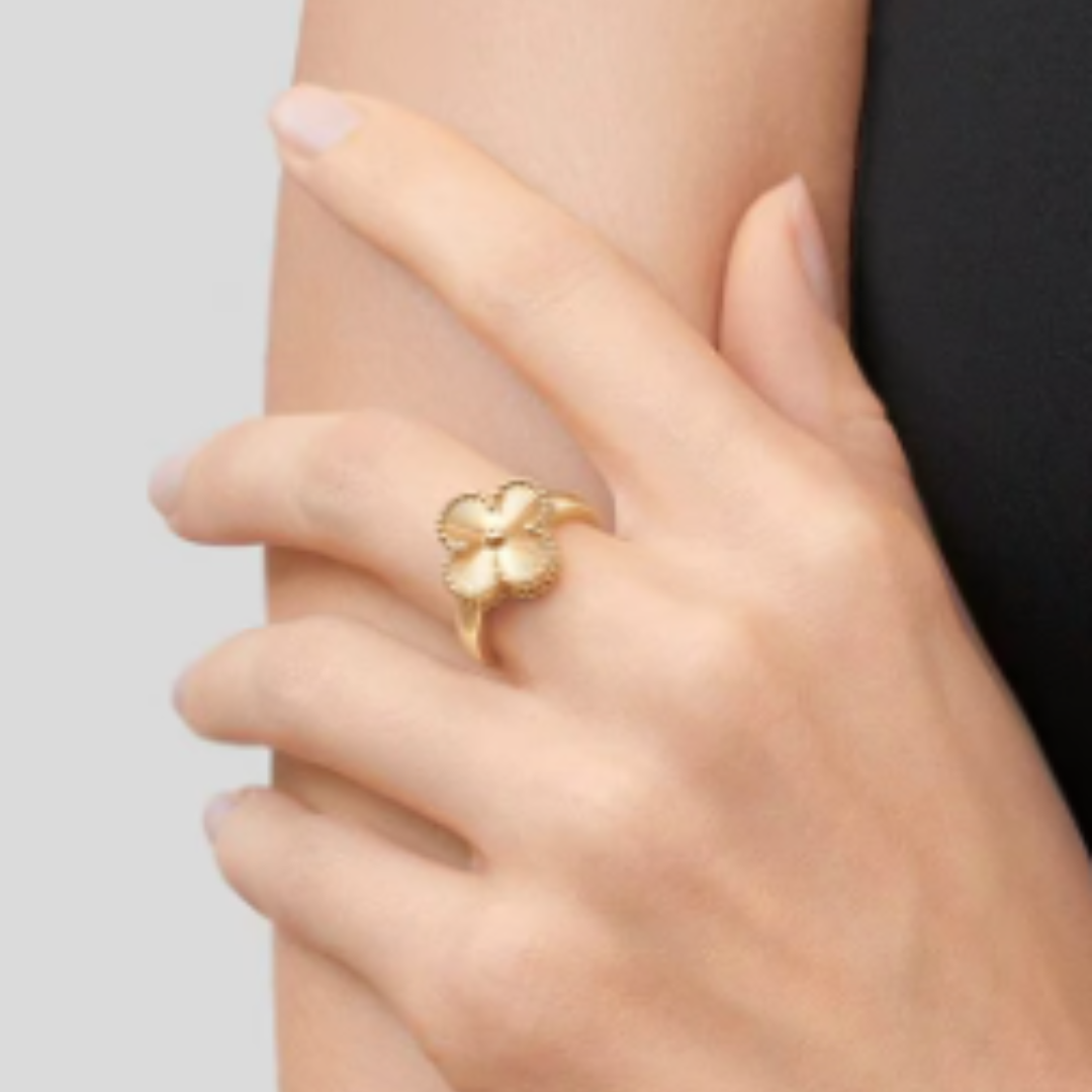 Gold-Plated Sterling Silver Ring