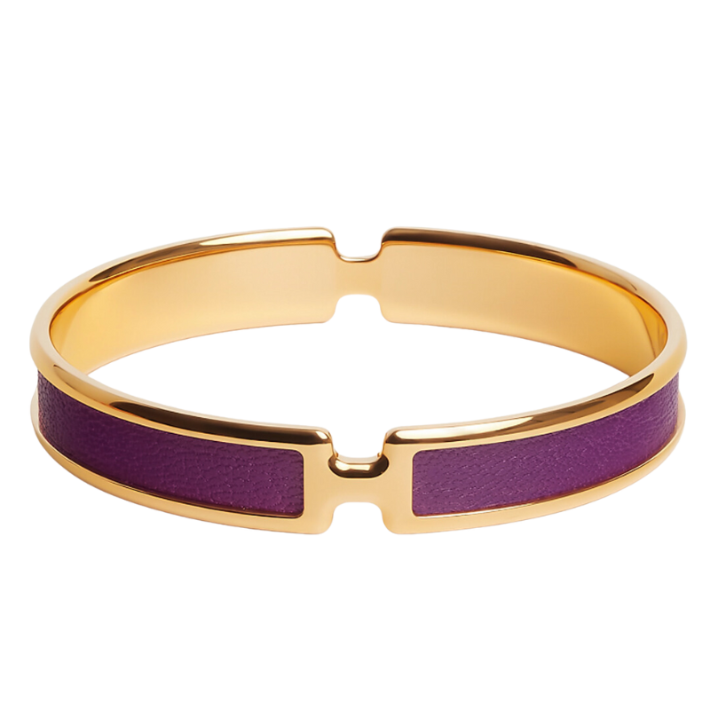 Bracelet in Gold-Tone Stainless Steel with Accent Detail