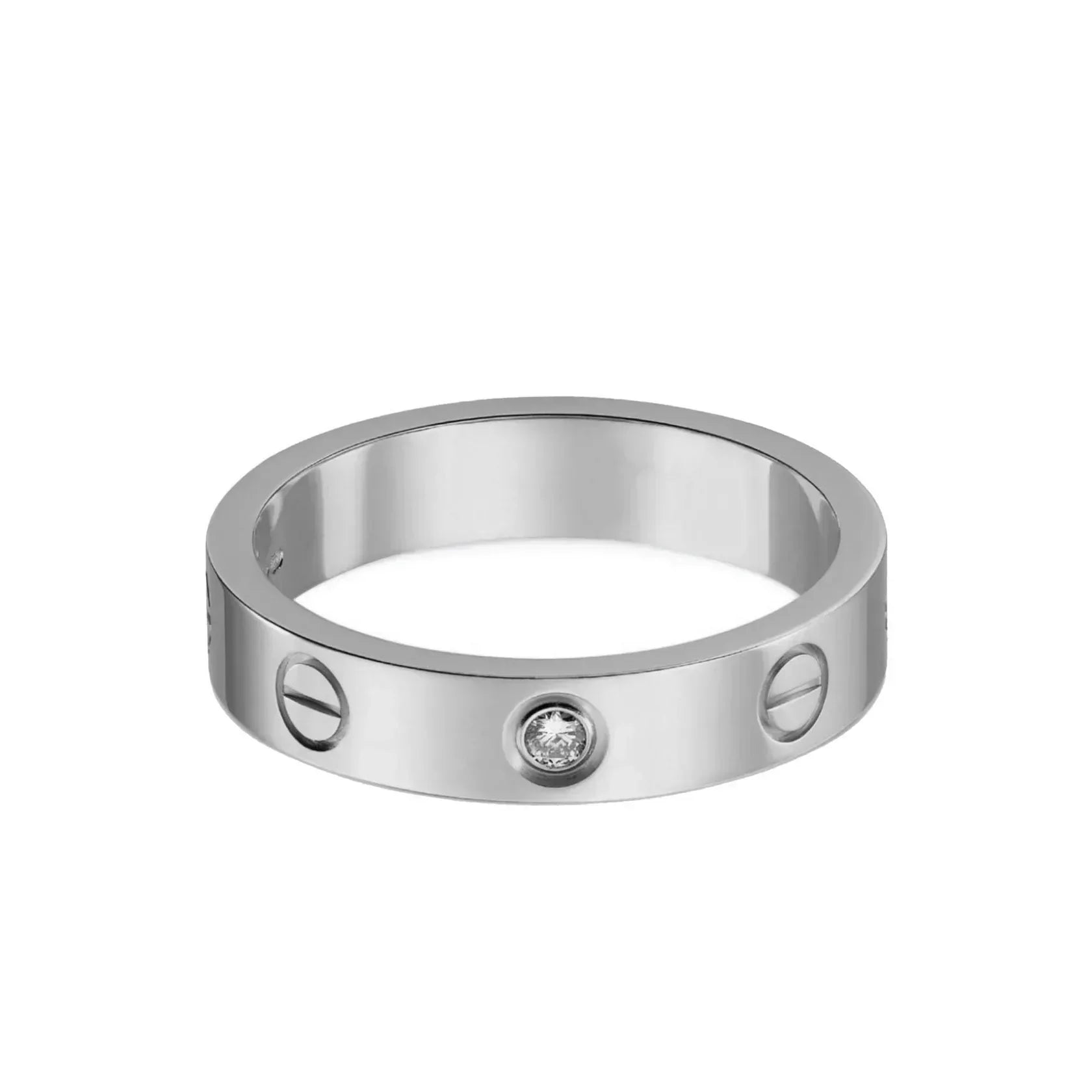 Ava Ring Diamond Stone in Silver