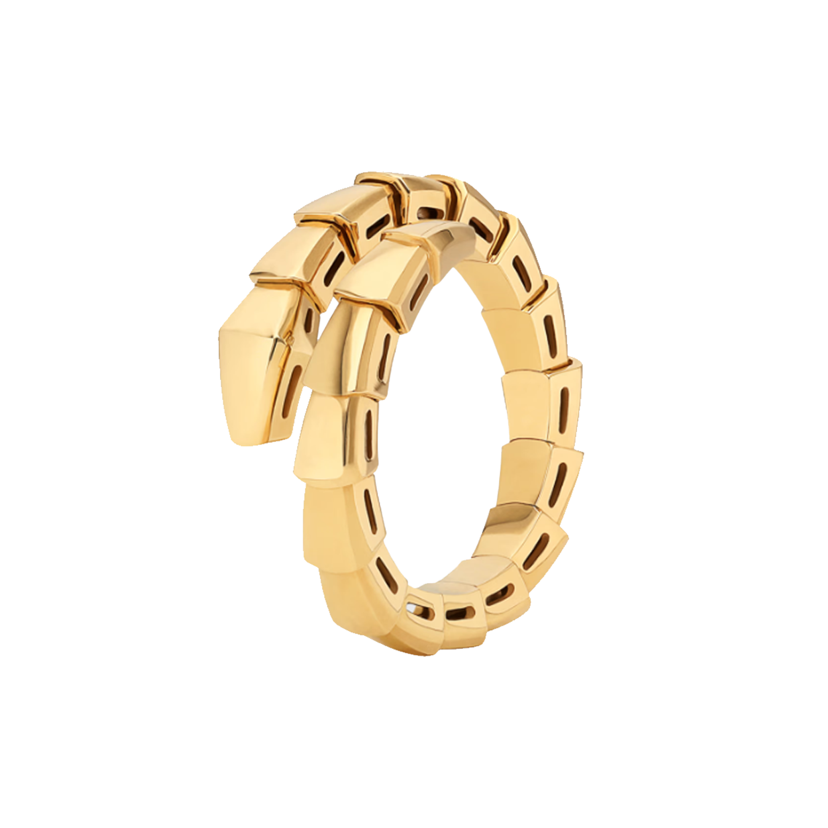 Viper Ring in Gold Tone